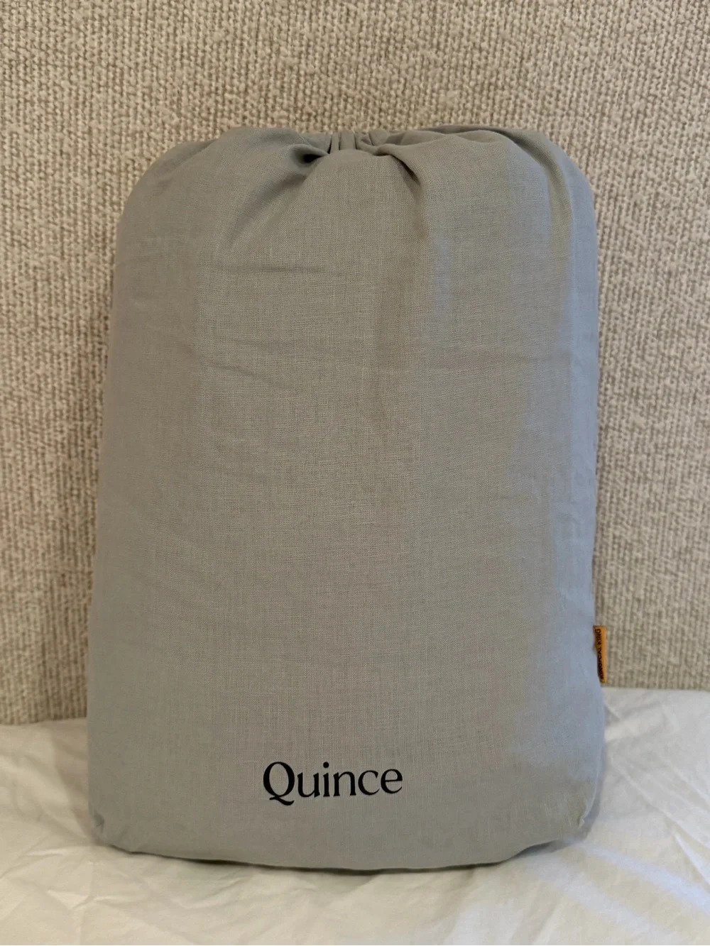 Quince European Linen Duvet Cover Set King/Cal King Mist